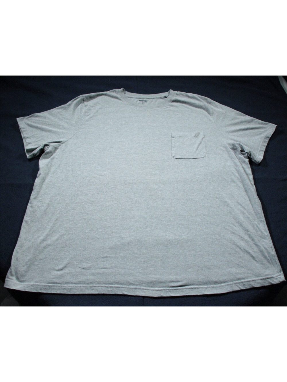 KINGSIZE 4XL Big Light Gray T-Shirt Pocket Shirt King Size